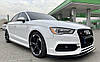 Спліттер Audi A3 8V S-line / S3 8V (12-16) седан елерон тюнінг обвіс (V1), фото 8