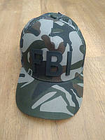 Кепка Тракер чоловіча Бейсболка чоловіча комуфляжная з перфорацією і логотипом FBI