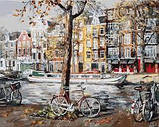 Картина за номерами Білосніжка «Осінній Амстердам», фото 2