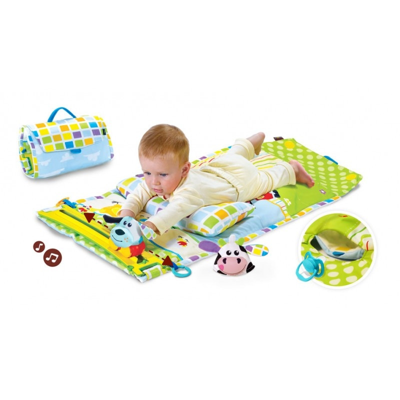 Yookidoo.Розвиваючий килимок-сумка