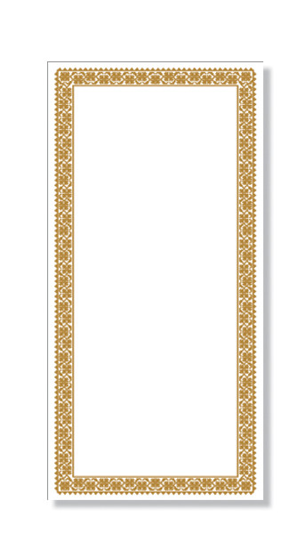 Вкладиш для открытки євроформату ("лён", бронза) (упаковка 50 шт.), № 10, фото 1