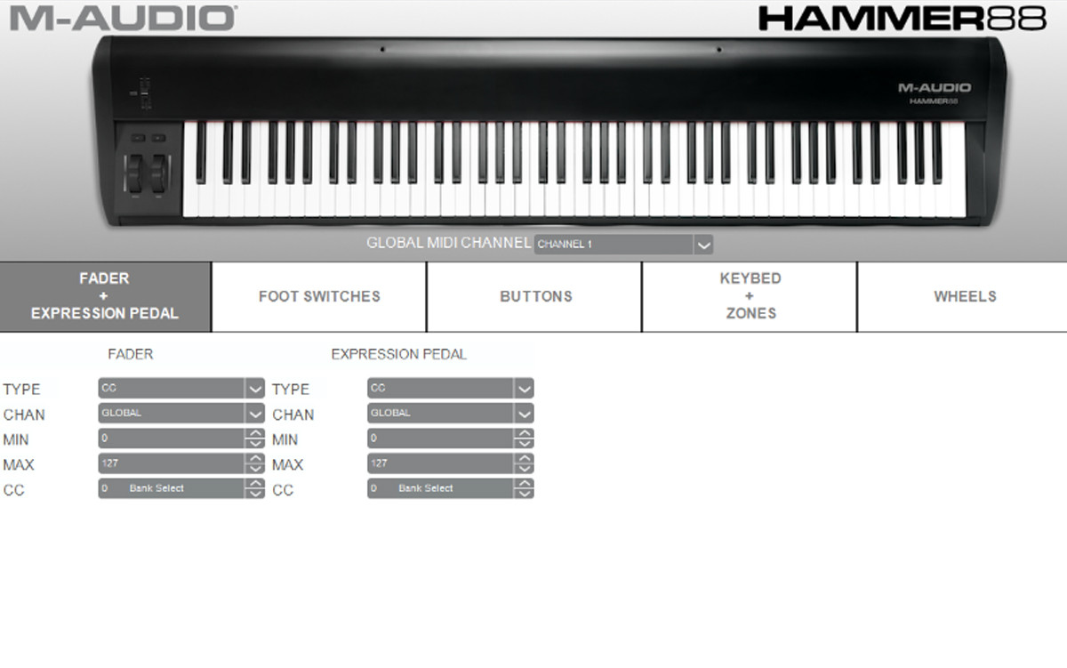 MIDI-клавиатура M-Audio Hammer 88 - фото 5 - id-p1167343381