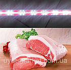 Світлодіодна лампа 90см 12Вт Т8, для вітрин з м'ясною продукцією (2 червоних: 2 білих), фото 2