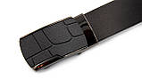 Універсальний ремінь з пряжкою самоскид чорний, фото 3