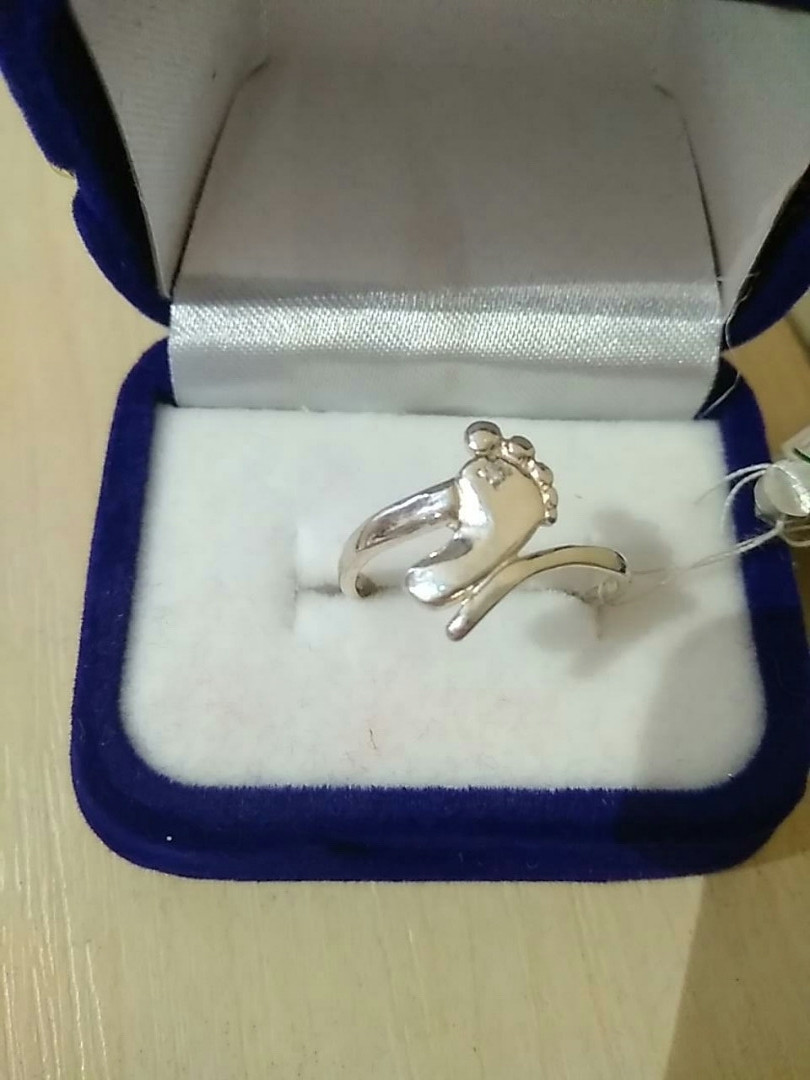 Кільце срібне п'ята 925 проби