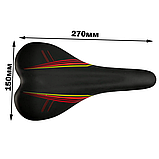 Велосипедне сідло. Веселка. Сидіння для велосипеда. Сидіння для велосипеда. Сідло вело. Велоседло., фото 5