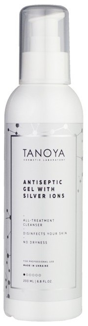 Гель-антисептик з іонами срібла 200мл/доз TANOYAEStyle