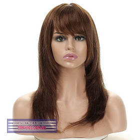 Шикарна натуральна перука Sweet HH каштанового кольору