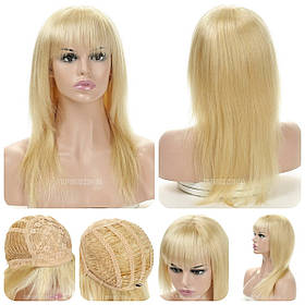 Шикарна натуральна перука Sweet HH кольору блондин