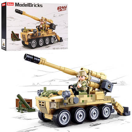 Конструктор військова техніка, фігурка, 159 деталей SLUBAN M38-B0751
