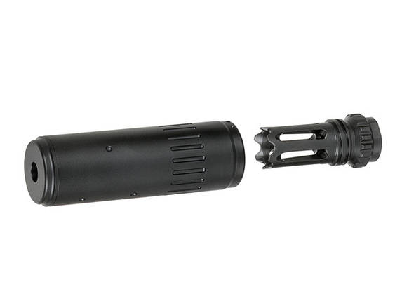 Zestaw imitacji tłumika CQC - black [Kublai] (для страйкболу), фото 1