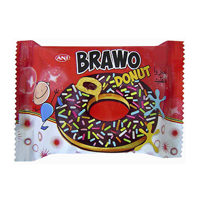 Пончик Brawo Donut Молочный шоколад и гранулы 55 г. - фото 1 - id-p1167484675