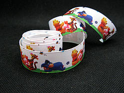 Стрічка репсова. Вінні Пух і усі, 23 мм