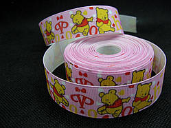 Стрічка репсова. Вінні Пух, 23 мм