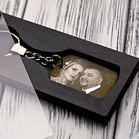 Сталеві брелки з лазерним гравіюванням фото