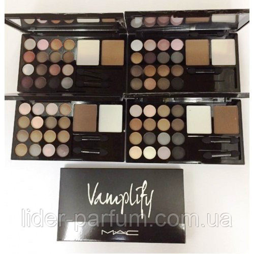 Палитра теней для макияжа Mac Vamplify 16 Color Eyebrow Powder 2 Color Powder - фото 1 - id-p520116502