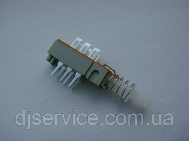 Кнопка 6 pin з фіксацією для процесорів, підсилювачів, гітарних комбіків, фото 1