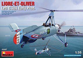 Французький автожир Liore-Et-Oliver LeO C.30A (ранній). Збірна модель у масштабі 1/35. MINIART 41007