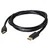 Кабель конвертер Dellta DisplayPort - HDMI 3 метра Black (90236), фото 3