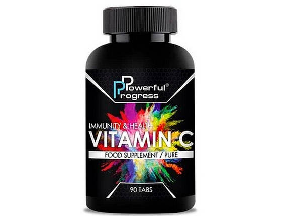 Вітамін С Powerful Progress Vitamin C 90 таб, фото 2