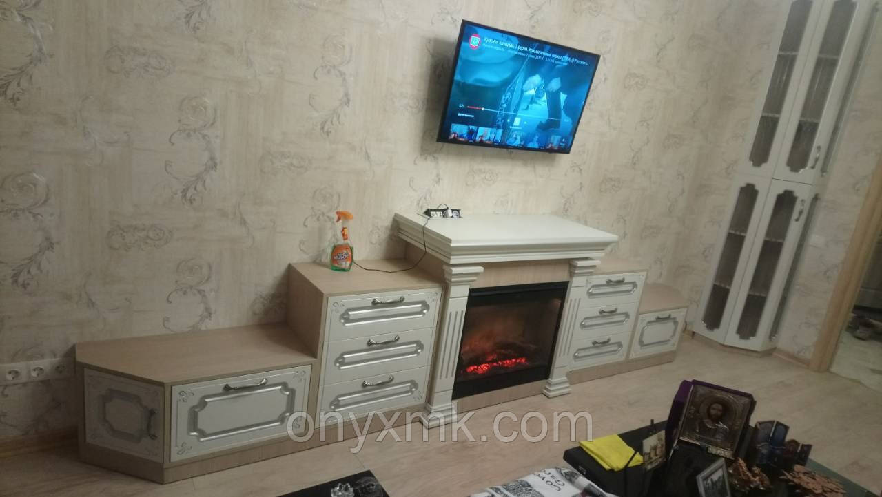 Меблі у вітальню з каміном, фото 1