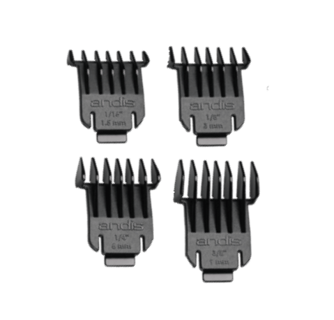 Набір пластикових насадок Andis Snap-On Blade Combs, 4шт (AN 32190)