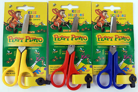 Ножиці дитячі для шульги "Peppy Pinto" на блістері 13,5 см Y51058L KNZ, фото 2
