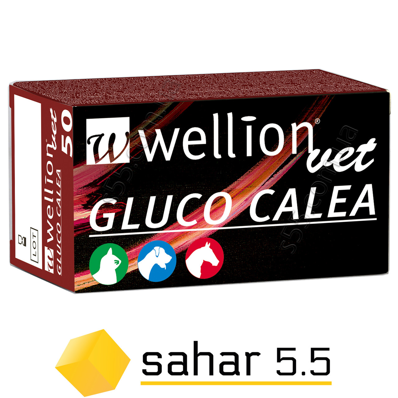 Тест-смужки Wellion Vet Gluco Calea 50 шт. - Велліон Вет Глюко Калеа