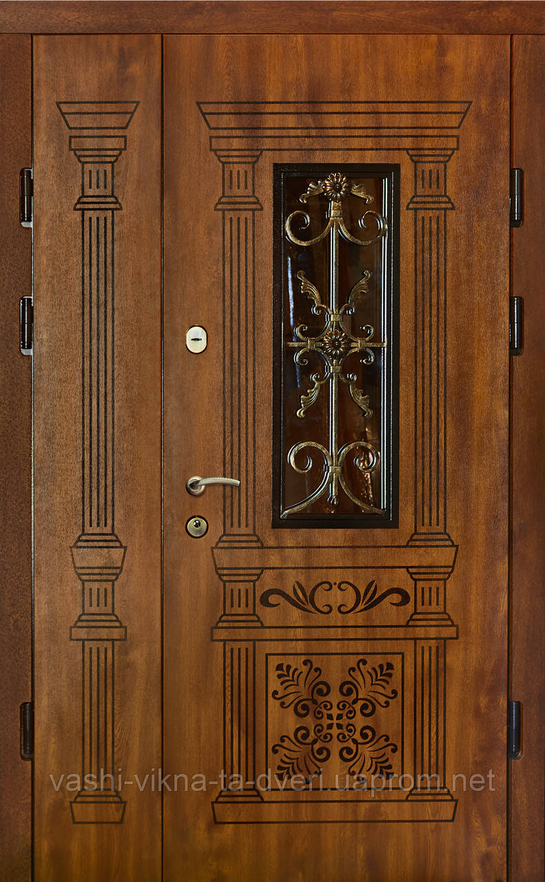 Двері вхідні металеві з віконечком серії - ПОЛіМЕР - фото 10 - id-p982066359