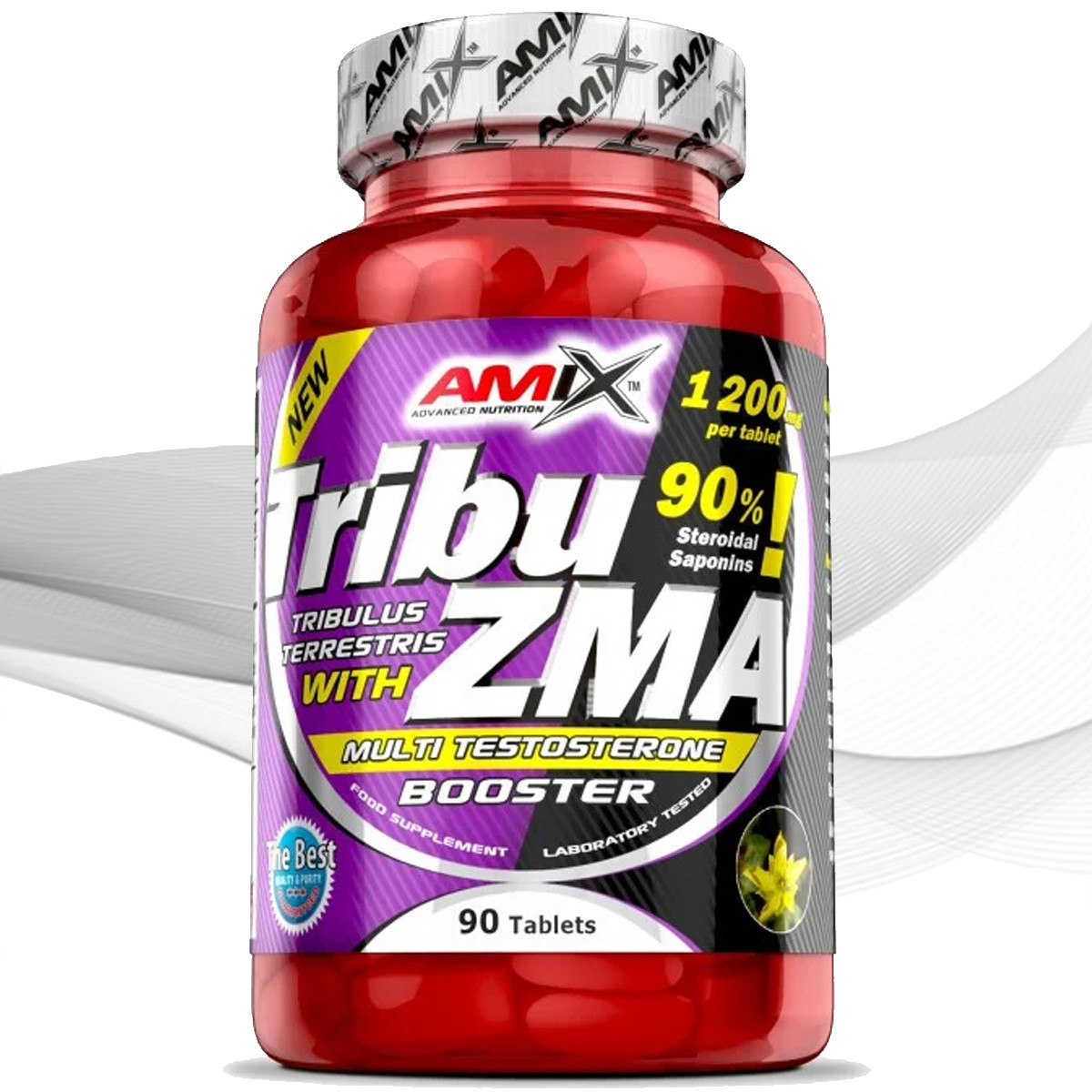 Бустер тестостерону Amix Nutrition Tribu 90% with ZMA 1200 mg. 90 tableland sangre grande.