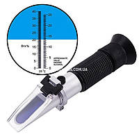 Рефрактер RHW-25Brix/ATC з двома шкалами (Brix: 0-40 %, спирт: 0-25 %)