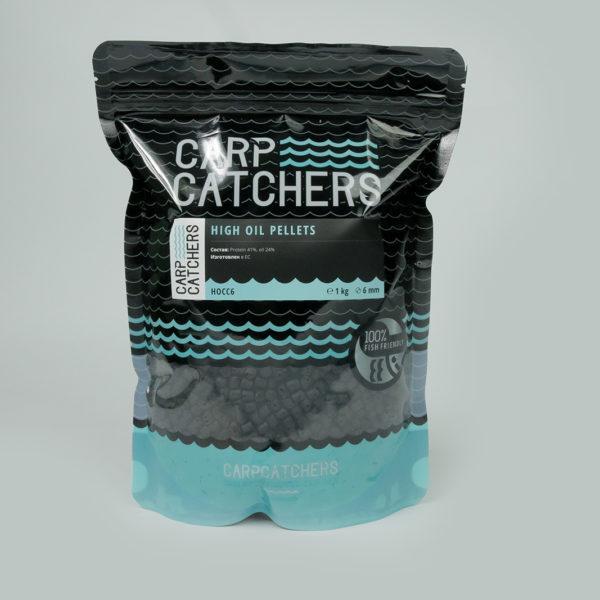 Прикормочні пеллетси Carp Catchers High Oil Pellets 4,5мм 1кг