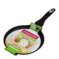Сковорода млинна 24см з алюмінію з антипригарним покриттям для індукції і газу KM-4111