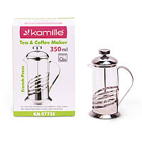 Заварник френчпресс 350мл для чаю і кави KM-0772S