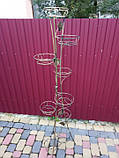 Підставка кована для квітів "Вежа" на 9 вазонів, фото 2