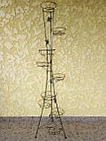 Підставка кована для квітів "Вежа" на 9 вазонів, фото 3