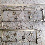 Кована вішалка настінна "Квадрат маленький", фото 6