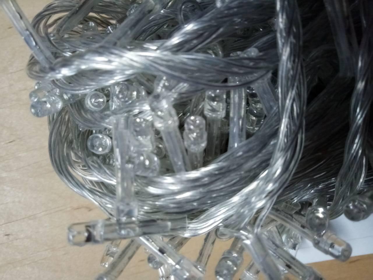 Новогодняя светодиодная гирлянда 500LED 28м теплый белый