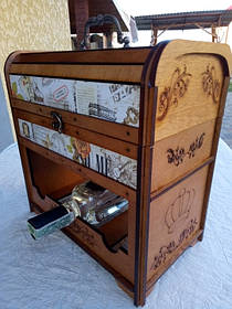 Міні-бар Комод на 3 пляшки