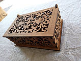Скринька ажурна велика, фото 3