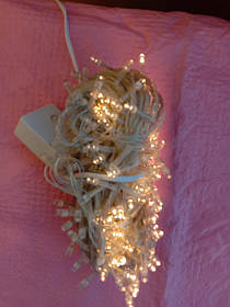 Новорічна світлодіодна гірлянда 300 LED 15 м теплий білий