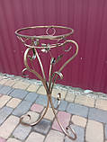 Підставка кована для квітів на 1 вазон Тюльпан., фото 2
