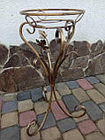 Підставка кована для квітів на 1 вазон Тюльпан., фото 6