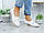 Жіночі туфлі білі, шкіряні, фото 3