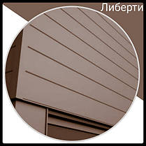 Фасадні панелі ThermaSteel ⁇ Ліберті ⁇ RAL 3005 0,47 мм ⁇, фото 4