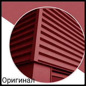 Фасадні панелі "Оригінал" 0,5 мм РЕ глянець, RAL 3005 завод "Термастил", фото 1