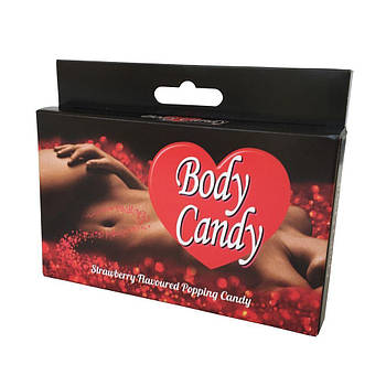 Карамельна пудра для тіла з ефектом шампанського Body Candy (полуниця) (32 гр)   | Puls69