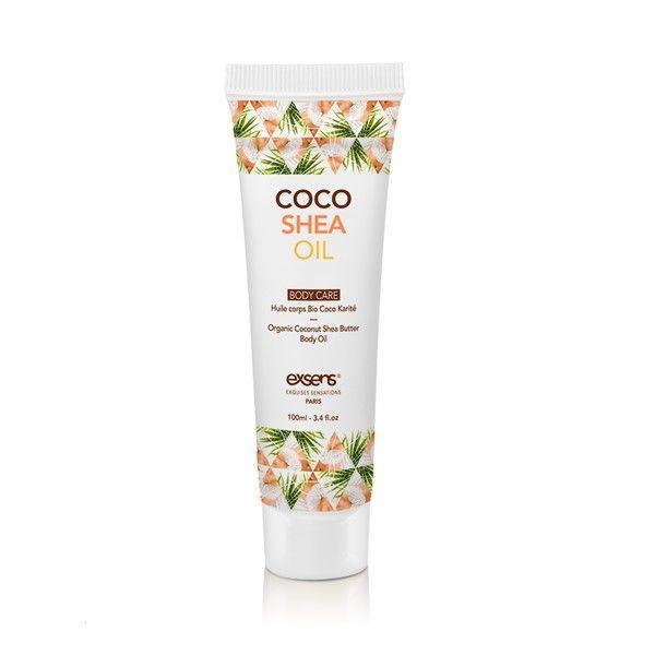 Розпродаж! Органічне кокосове масло Каріте (Ши) для тіла EXSENS Coco Shea 100 мл (термін 04.2022) | Puls69