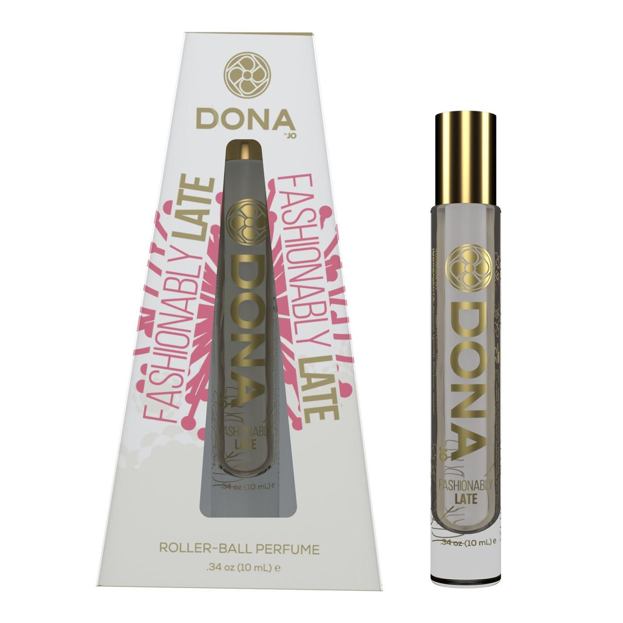 Духи з роликовим нанесенням DONA Roll-On Perfume - Fashionably Late (10 мл), варіант для сумочки   | Puls69