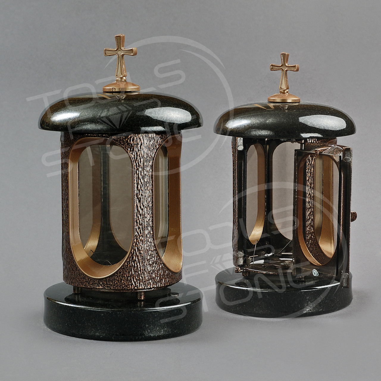 Красивая лампадка из гранита "Габро" (30см) (ID#1167788050), цена: 950 ...